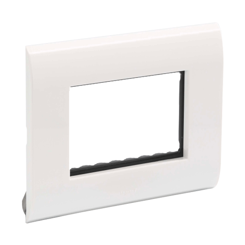 Legrand Myrius 4M White Plate With Frame, 6732 14